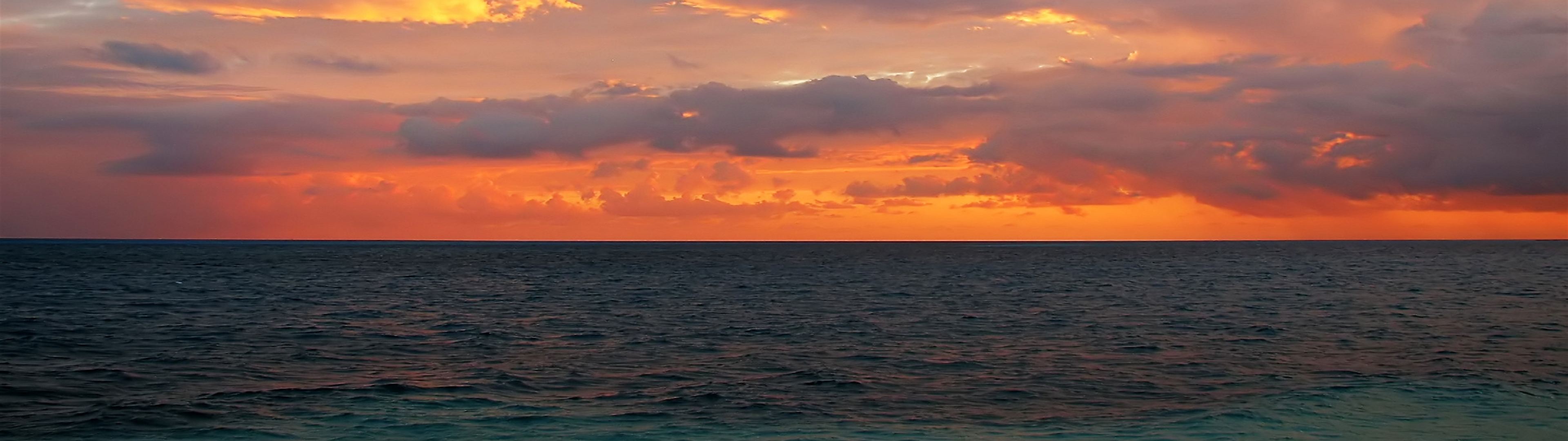 the view of the sea